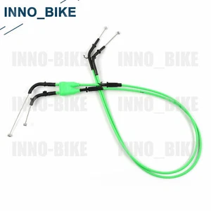 Cables de acelerador Fit Kawasaki Ninja ZX6R 2007 2008 ZX-6R líneas de cable acoplamiento verde - Imagen 1 de 9