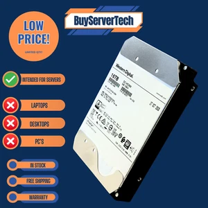 WD 0F38357 16TB HC550 7.2K SAS 3.5" HDD WUH721816AL5204 | Grade A | 1YR - Afbeelding 1 van 4