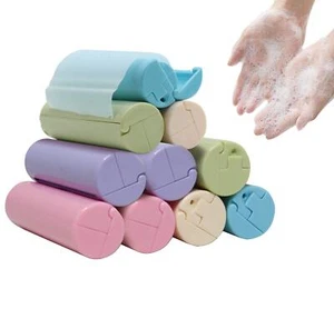 10 Rolls Portable Paper Soap Sheets Disposable Hand Washing for Outdoor &Travel - Picture 1 of 5