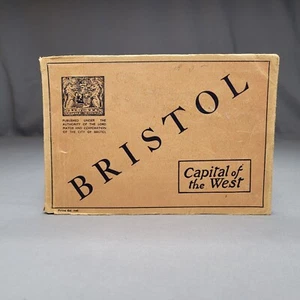Bristol Capital Of The West 1932 South England Travel Guide Foldout Map Included - Picture 1 of 18