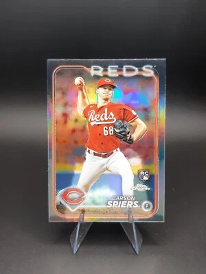 2024 Topps Chrome Refractor #167 Carson Spiers Rookie RC - Image 1 of 2