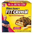 Chef Robert Irvines Fit Crunch Chocolate Peanut Butter Whey Protein 18CT ex 8/25