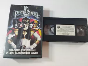 Power Rangers La Pelicula 1995 Bryan Spicer Karan Ashley VHS Cinta Tape Español - Imagen 1 de 5