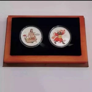 2002 China 10 YUAN China Mythical Folktale Series(2th Issue) Silver Coin 1OZ*2 - Picture 1 of 6