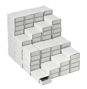 VBS Paquete al por mayor Paquete de 100 cajas de cerillas blanco 5x3,5x1,5 cm - Imagen 1 de 1
