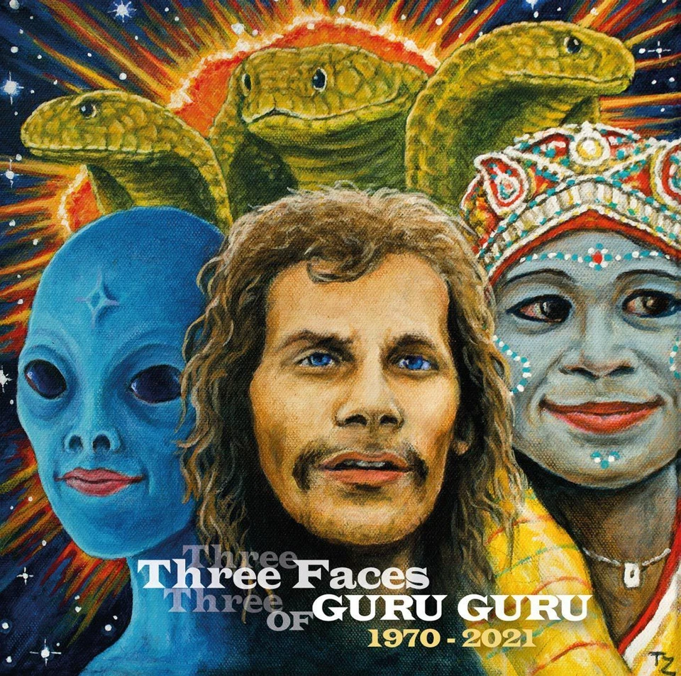 Guru Guru THREE FACES NEU 3CD BOX Jewelcase im Schuber REPUK1461