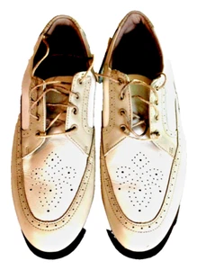 FOOT JOY STOLLEN-GOLFSCHUHE DAMEN EUROPA BEIGE WEISS GRÖSSE 8M - Bild 1 von 5