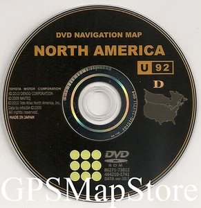 2010 2011 Toyota Prius Camry / Hybrid For Navigation E7022 E7024 DVD U.S Map OEM - Foto 1 di 4