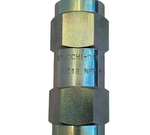 STUCCHI D18-VUZ12 VALVE INLINE CHECK 18 GPM 1/2" NPTF 5 PSI CRACKING PRESSURE - Picture 1 of 4