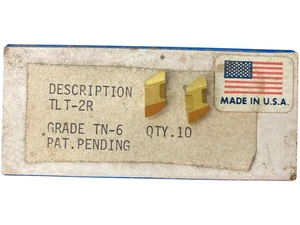 (18Pcs) TGI TL T-2R Grade: TN-6 Carbide Inserts - Picture 1 of 1