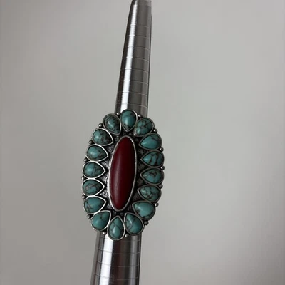 Lucky Brand Womens Statement Ring Size 6.5 Vintage y2k - Image 1 of 4