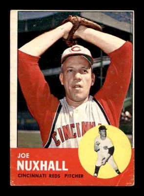 1963 Topps No194 Joe Nuxhall очень хорошее состояние X3071938 - Изображение 1 из 3