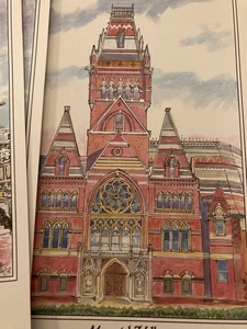 CARDS Harvard University Note Cards Lot of 4 Different - Picture 1 of 4