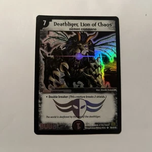 Deathliger, Lion of Chaos Duel Masters English Super Rare Card DM01 - Picture 1 of 2