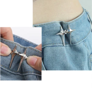 Adjustable Waist Tightener Cross Star Shape Adjustable Clips - Picture 1 of 10