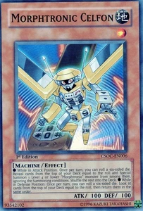 "Morphtronic Celfon" #CSOC-EN006 1st Common Moderate Play Yu-Gi-Oh DNA GAMES - Picture 1 of 2