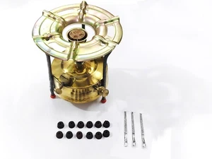 STUFA A CHEROSENE STUFA A PRESSIONE 1,5 LITRI OTTONE E FERRO MADE IN INDIA - Foto 1 di 8