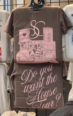 Sabrina Carpenter Short n' Sweet Tour 2025 House Tour Merch T-shirt Reprint - Image 1 of 3