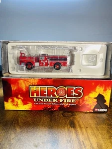 Corgi Heroes Under Fire Seagrave K Open Cab Pumper 2003 Diecast Kansas #50807 - Picture 1 of 5