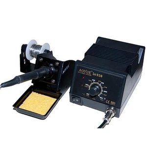 Aoyue 936 Soldering Station Iron 220V Rework Solder Adjustable 35W LED ESD Safe - Picture 1 of 4