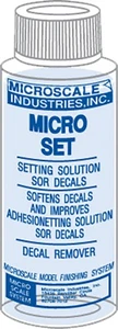 Microscale Model Railroad/Train Decal Micro Set Solution/Remover 1oz Bottle(104) - Picture 1 of 1