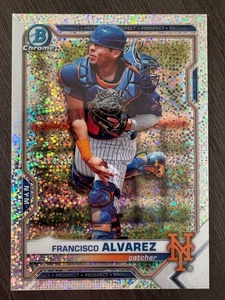2021 Bowman Chrome Francisco Alvarez #BCP-53 rifrattore a macchie seriale /299 - Foto 1 di 2