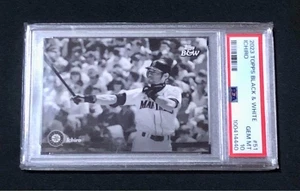 Tarjeta de béisbol PSA 10 Ichiro 2023 Topps blanco y negro #51 Seattle Mariners GEM MT - Imagen 1 de 3