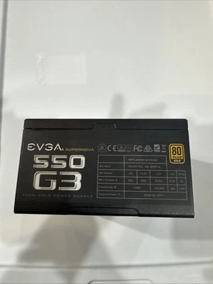 EVGA 550 B3 80 Plus Gold Power Supply Fully Modular Black - Image 1 of 4