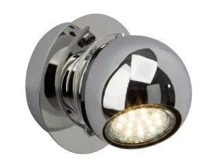 LED Wandleuchte Wandlampe Strahler dreh-+ schwenkbarer Spot GU10 Chrom 3 Watt - Bild 1 von 3