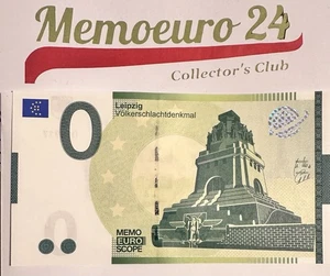 MEMOEURO ® EAAC071/2 - Leipzig Volkerschlachtdenkmal , memo , Memoschein, - Bild 1 von 1