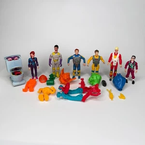 Lotto The Real Ghostbusters vintage (7) caratteristiche spaventose e eroi urlanti con acc. - Foto 1 di 4