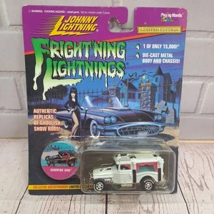 Johnny Lightning Elvira Fright'ning Lightnings Vampire Van White Series 3 - Picture 1 of 5