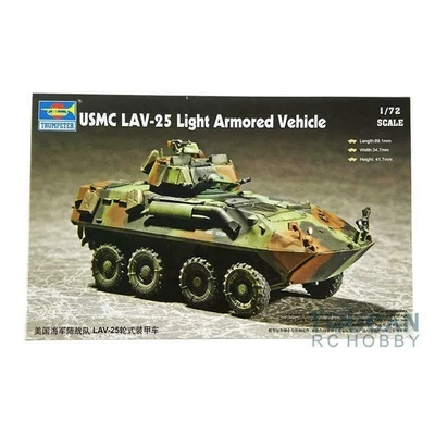 Vehículo blindado ligero modelo 07268 Trompetista Panzer USMC LAV-25 1/72 Stock EE. UU. Foto 1 de 4
