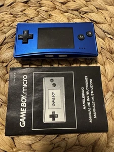 Nintendo Game Boy Micro Blau – Konsole - Sehr Guter Zustand - Bild 1 von 8
