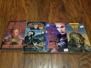 Lot of 4 Robert N. Charrette paperbacks, A Knight Among Knaves, Choose Your Enem - Bild 1 von 1