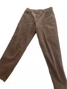 Vintage Dickies Pants Mens 34x30 Brown Corduroy Branders Tapered Leg Grunge - Picture 1 of 5
