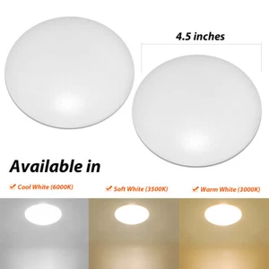 2X 12V 4.5" RV Interior LED Techo Domo Luz Bajo Gabinete Iluminación Cámper Barco - Imagen 1 de 32