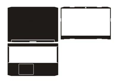 Carbon Vinyl Laptop Sticker Skin Decals Guard for Acer AN515-43 AN515-54 15.6" - Image 1 of 4