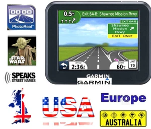 GARMIN 30 SAT NAV UK EUROPE USA AUSTRALIA NEW ZEALAND 2022 EU - Picture 1 of 10
