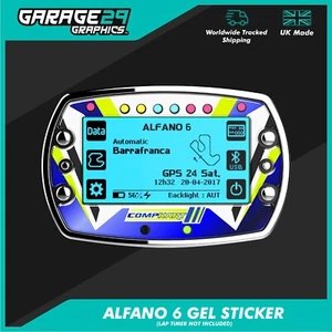 Compkart Style Alfano 6 Gel Lap Timer Aufkleber - Bild 1 von 1