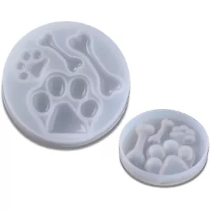Silikonform Pfote Tatze Knochen 75x12mm Mold Resin UV Epoxidharz Harz Gießen - Bild 1 von 3