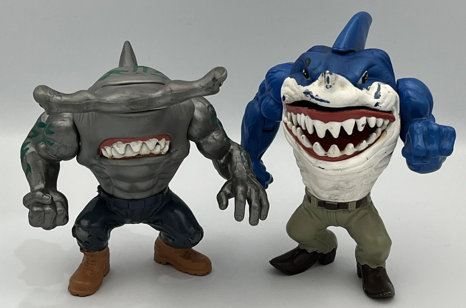 Figuras de acción de colección Street Wise Sharks Jab Hammerhead y Ripster 1994 Foto 1 de 4