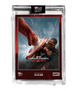 Marvel Topps NOW 2025 Capitán América Brave New World - En mano - Imagen 1 de 2