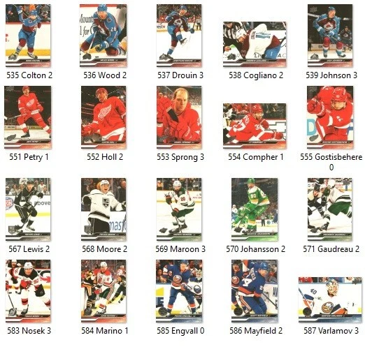 2023-24 UD Extended Series Base Singles #501-700 - Pick 'em - Image 1 of 1