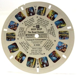 VTG 1967 BEEP BEEP The Road Runner Catapult Catastrophe View-Master Reel B 5382 - Picture 1 of 1