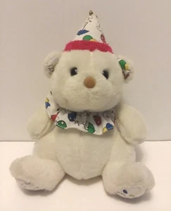 VGN Carters 10 Zoll Prestige Spielzeug weißer Teddybär Ballons zum Aufziehen musikalischer Plüsch - Bild 1 von 14