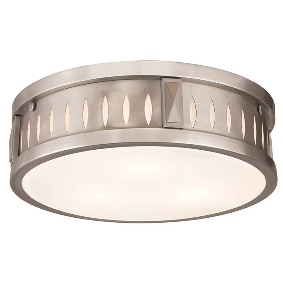Livex Lighting Vista Flush Mounts, Brushed Nickel - 65508-91 - Image 1 of 1