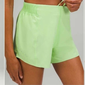 Lululemon Hotty Hot Shorts Size 6 High-Rise Special Edition Scream Green Light - Picture 1 of 9