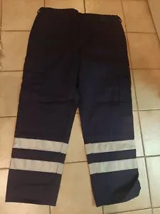Rettungsdienst Hose blau XL Leuchtstreifen DRK JUH MHD ASB nagelneu ungetragen - Bild 1 von 3