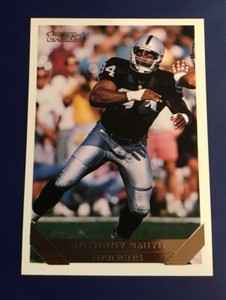 1993 Topps Gold # 417 ANTHONY SMITH Los Angeles Oakland Las Vegas Raiders  